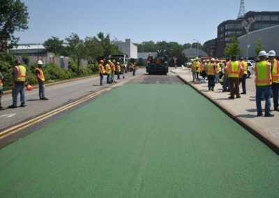 Integral Color: Green Asphalt – Brooklyn Naval Yard – Brooklyn, NY